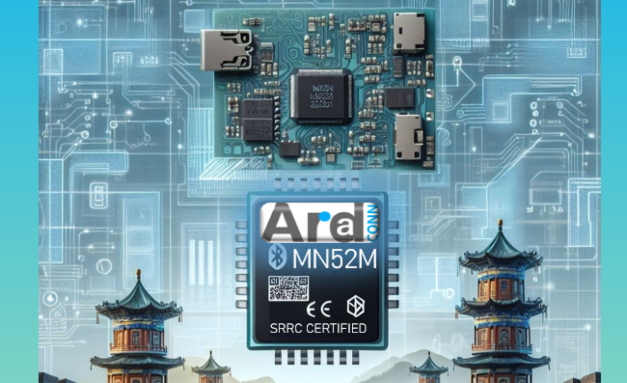 Arad Connectivity MN52M 系列藍牙模組獲得中國SRRC認證