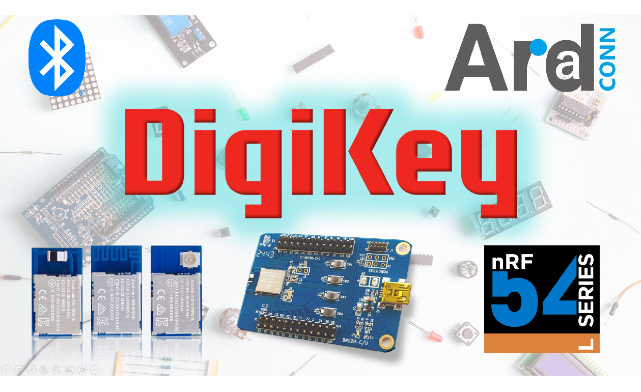 愛瑞德科技 MN54L 系列藍牙模組正式上架 DigiKey 平台